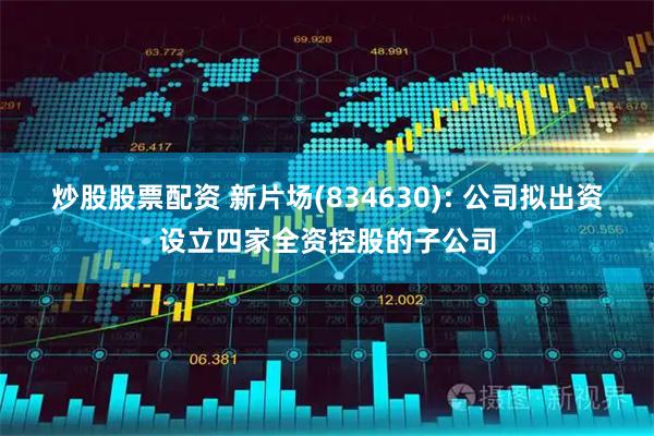 炒股股票配资 新片场(834630): 公司拟出资设立四家全资控股的子公司