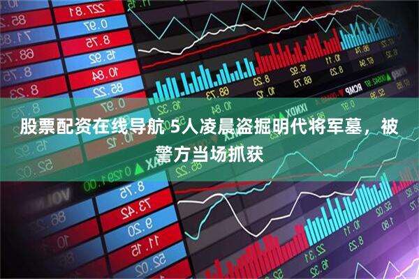 股票配资在线导航 5人凌晨盗掘明代将军墓，被警方当场抓获